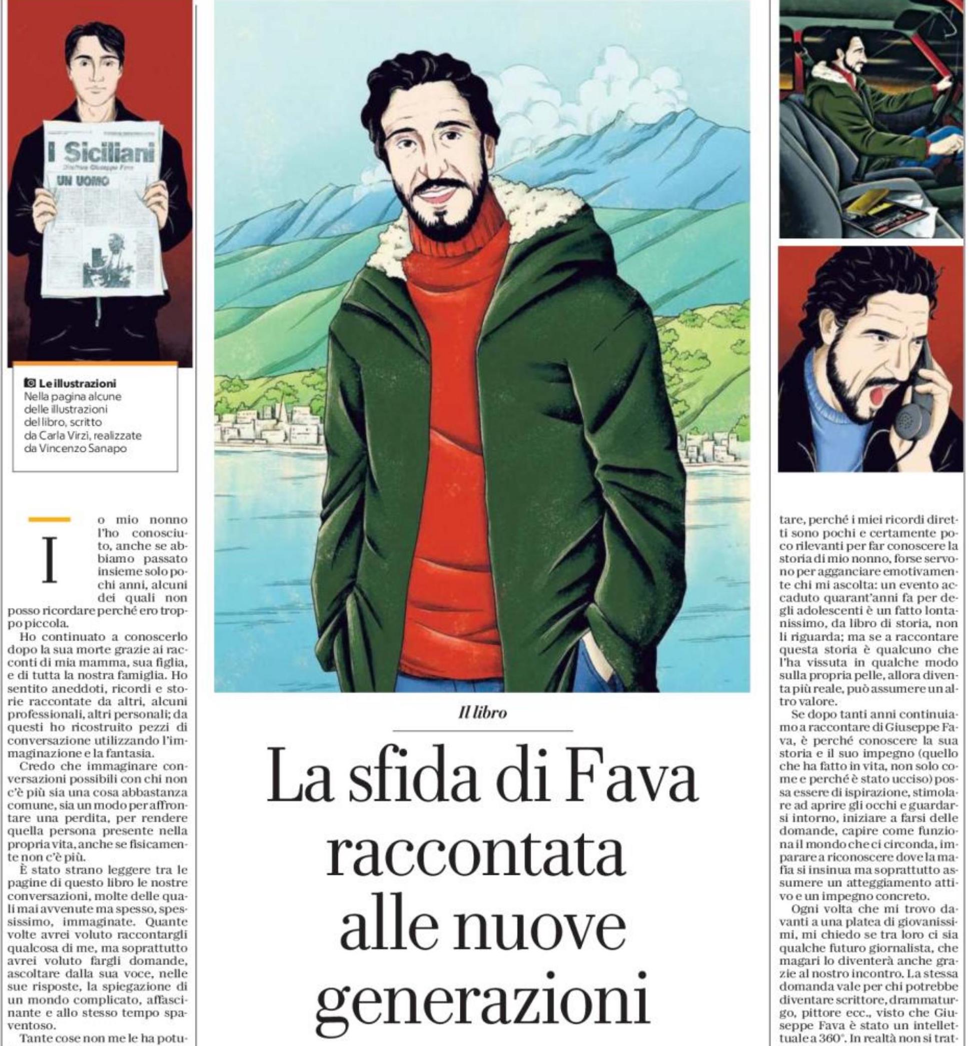240105 Repubblica La sfida di Fava raccontata alle giovani generazioni