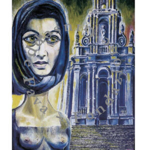 CL 03 RAGAZZA 1959 OLIO SU TELA 60x50
